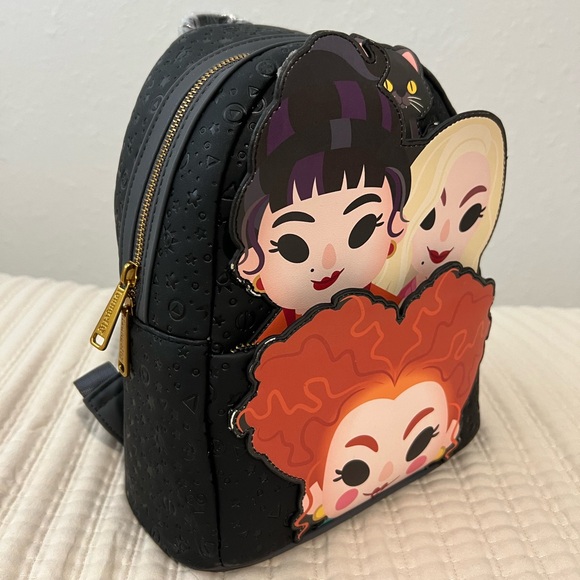 NWT Hocus Pocus Sanderson Sisters hardtag Loungefly Mini Backpack main image 11